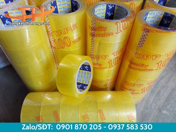 Băng keo vàng chanh 4F8 100Yard Băng keo vàng chanh 4F8 100Yard