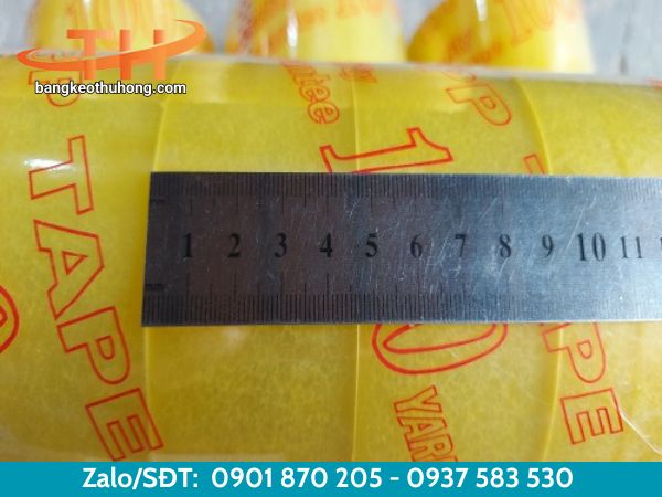 Thông số băng keo vàng chanh Thông số băng keo vàng chanh