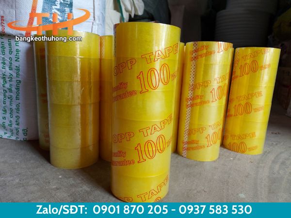 Băng keo vàng chnah đóng hàng hóa Băng keo vàng chnah đóng hàng hóa