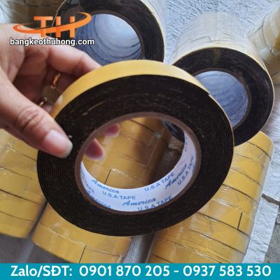 Băng keo mút xốp hia mặt độ dính tốt Băng keo mút xốp hia mặt độ dính tốt