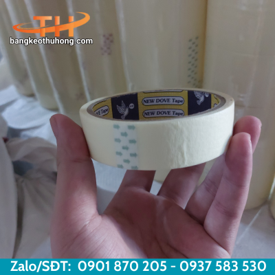 Băng keo giấy nhăn bám dính tốt Băng keo giấy nhăn bám dính tốt