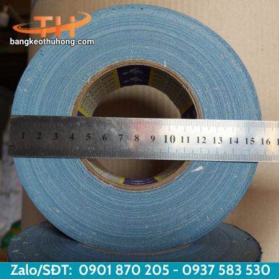Cận cảnh sản phẩm băng keo vải xanh dương Cận cảnh sản phẩm băng keo vải xanh dương