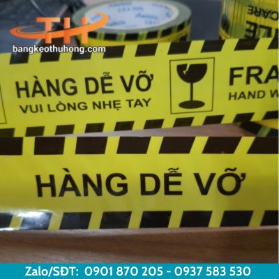 Công nghệ in băng keo hàng dễ vỡ tân tiến hiện đại Công nghệ in băng keo hàng dễ vỡ tân tiến hiện đại