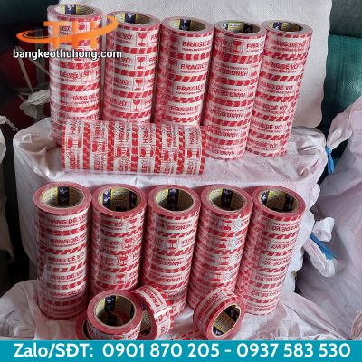 Cung cấp băng keo hàng dễ vỡ màu đỏ giá tốt nhất TPHCM Cung cấp băng keo hàng dễ vỡ màu đỏ giá tốt nhất TPHCM