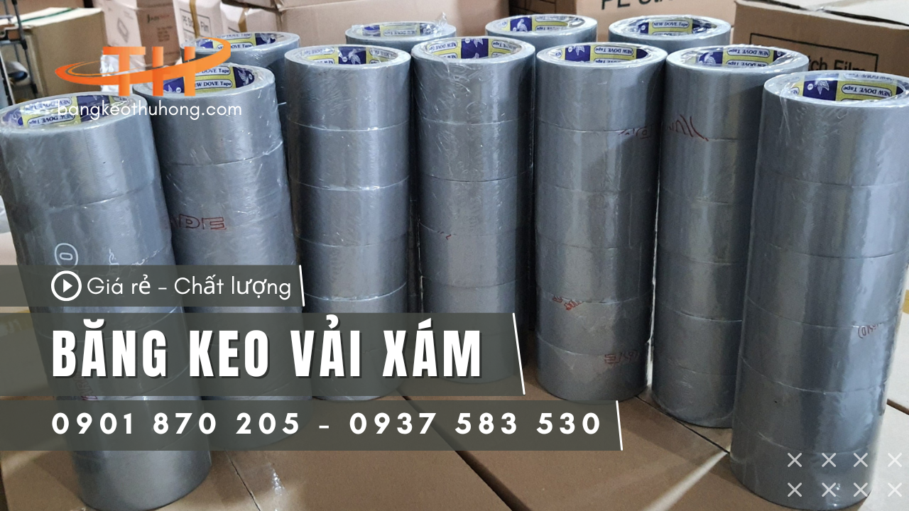 Cung cấp băng keo vải xám giá sỉ Cung cấp băng keo vải xám giá sỉ