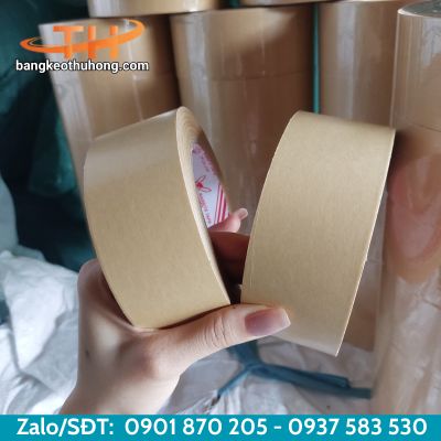 Băng keo giấy da bò hay còn gọi là băng keo giấy kraft Băng keo giấy da bò hay còn gọi là băng keo giấy kraft