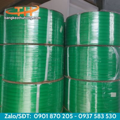 Dây đai nhựa PP màu xanh đóng hàng Dây đai nhựa PP màu xanh đóng hàng