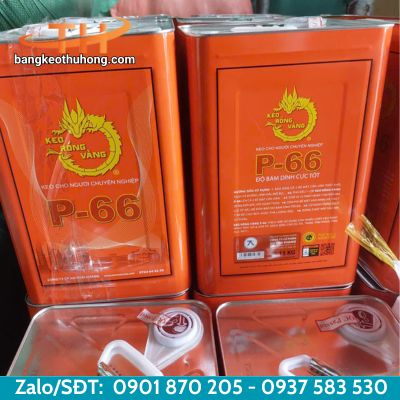 Keo dính hiệu rồng vàng P66 bám dính tốt Keo dính hiệu rồng vàng P66 bám dính tốt
