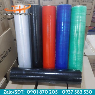 Màng PE quấn hàng màu các loại Màng PE quấn hàng màu các loại