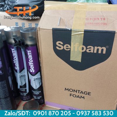 Mua keo bọt nở Selfoam Montage 750ml giá sỉ Mua keo bọt nở Selfoam Montage 750ml giá sỉ