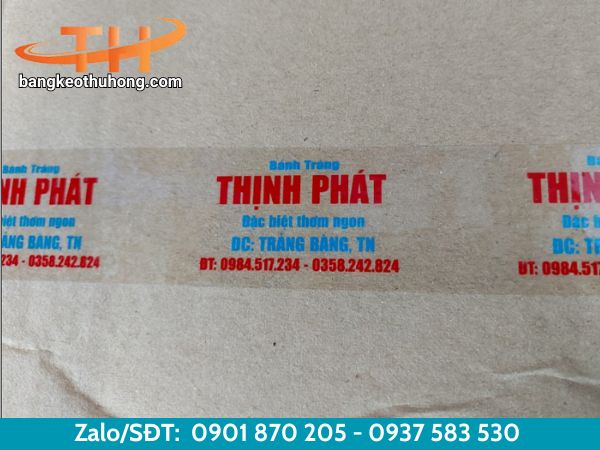 Quảng bá hình ảnh công ty bằng băng keo in logo Quảng bá hình ảnh công ty bằng băng keo in logo