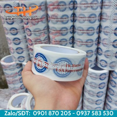 Quảng bá thương hiệu thông minh bằng băng keo in logo Quảng bá thương hiệu thông minh bằng băng keo in logo