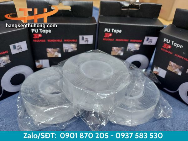 Sử dụng băng keo hai mặt trong suốt Sử dụng băng keo hai mặt trong suốt