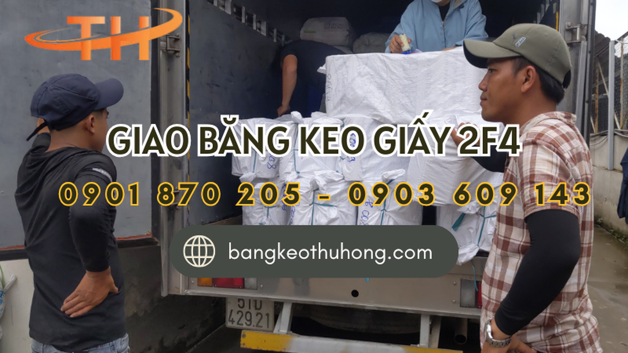 Giao sỉ 40 bao băng keo giấy 2f4 giá rẻ đi Bình Dương