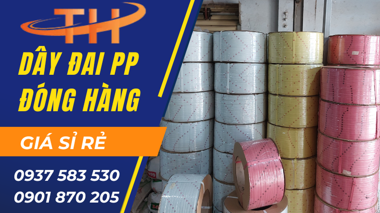 Giá sỉ dây đai PP đóng hàng giao nhanh tại HCM