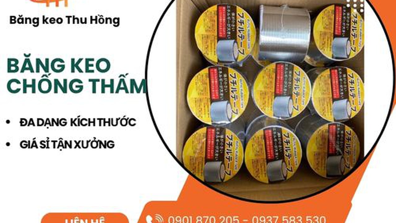 Băng keo chống thấm chống dột nhà xưởng – Giải pháp xử lý mái tôn nhanh chóng