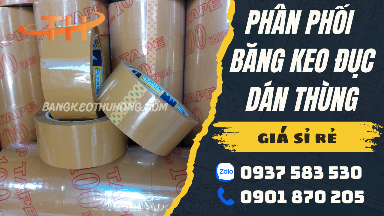 Xướng băng keo đục dán thùng chất lượng giá tốt tại TPHCM