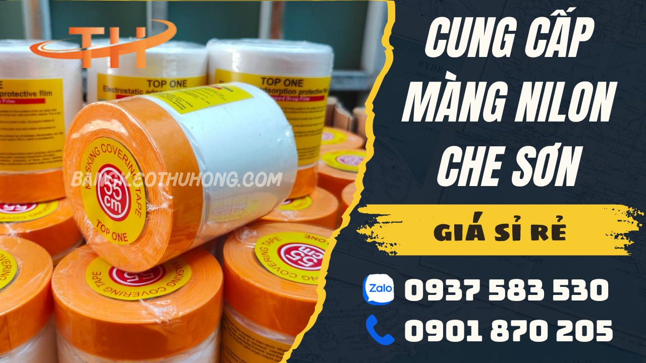 Đại lý phân phối băng keo nilon che sơn ô tô giá sỉ tốt nhất