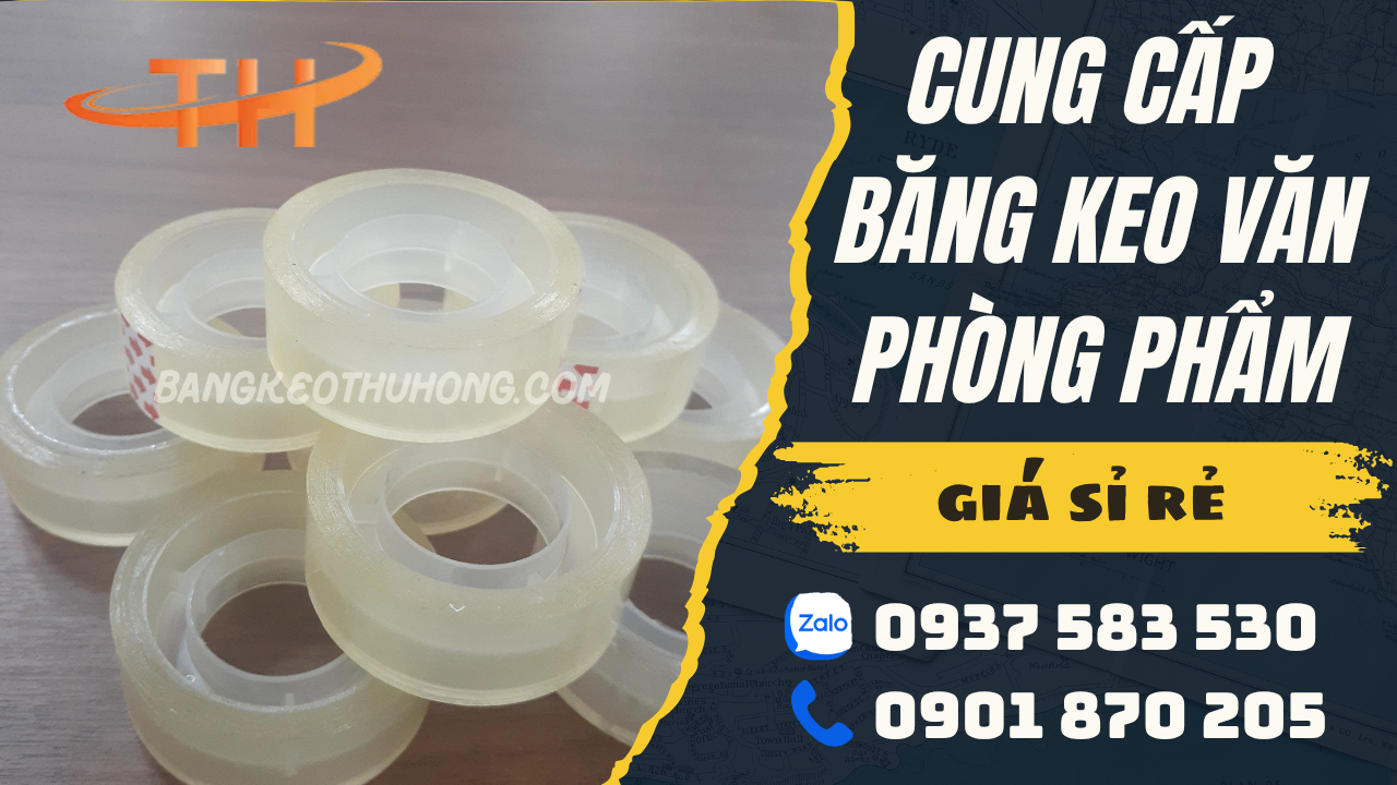 Kho sỉ băng keo văn phòng phẩm cuộn nhỏ giá tốt nhất