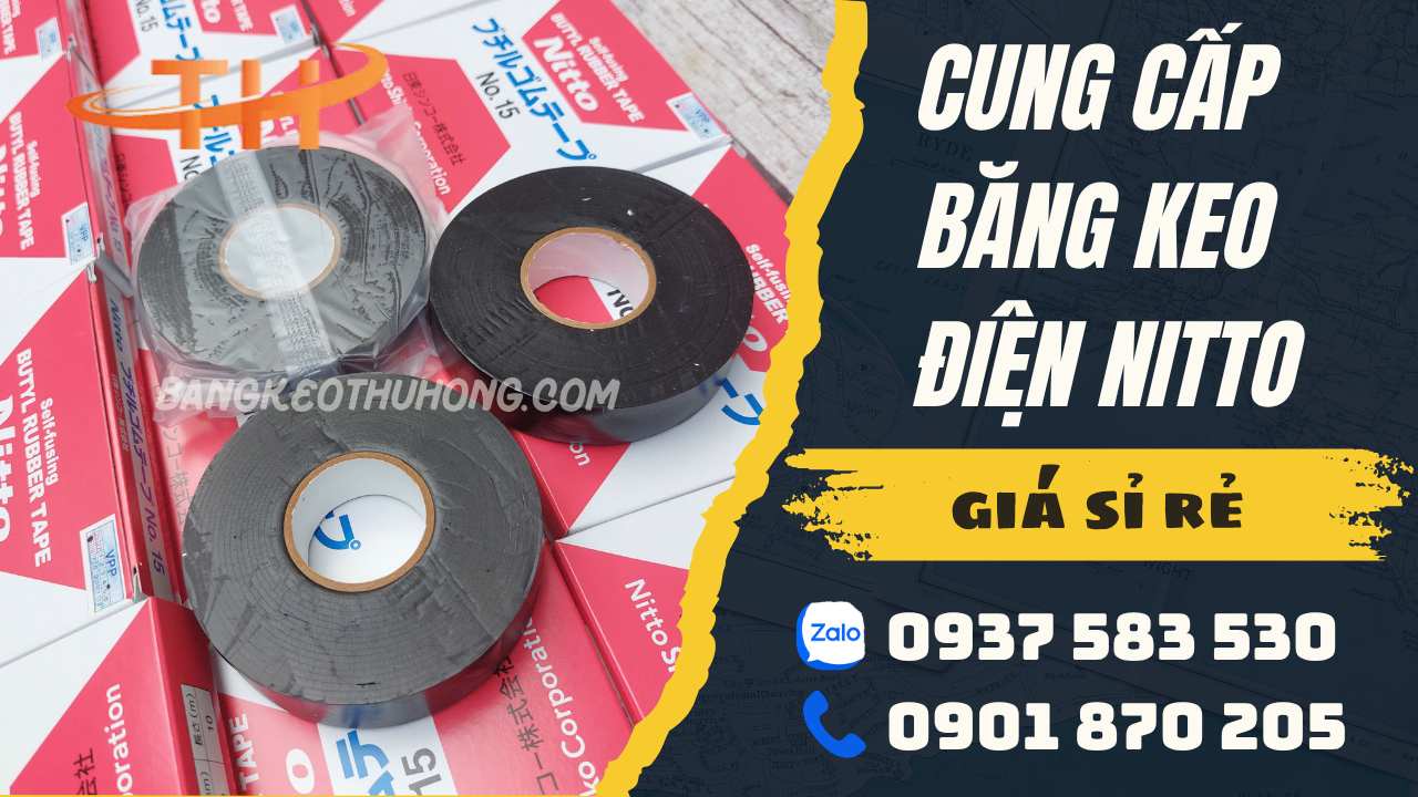 Đại lý bỏ sỉ băng keo điện nitto chính hãng chịu nhiệt tốt