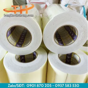 Băng Keo Mút Xốp Trắng Hai Mặt - Vỏ Vàng