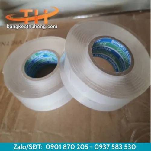 Băng Keo Hai Mặt Siêu Dính Trong Suốt
