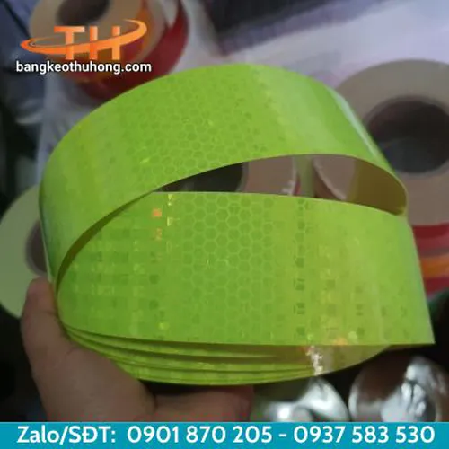 Băng Keo Phản Quang Màu Trơn