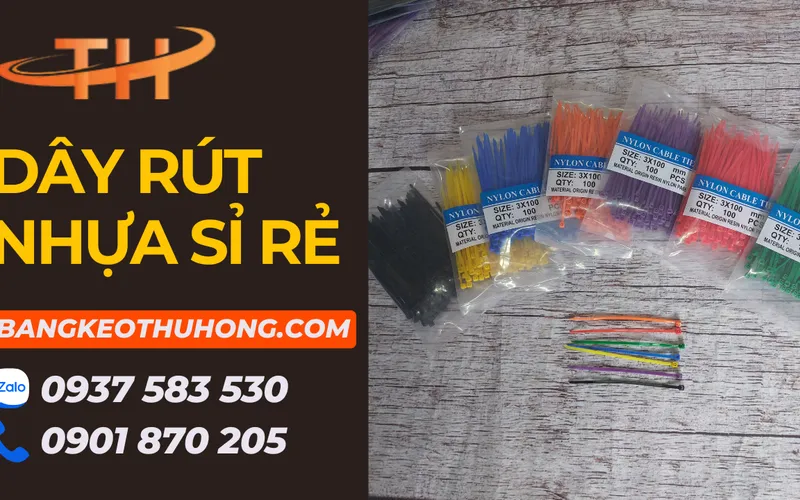 Dây rút nhựa giá sỉ chất lượng cao giá tốt tại TPHCM