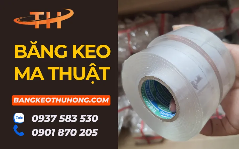 Báo giá sỉ băng keo hai mặt trong suốt siêu dính