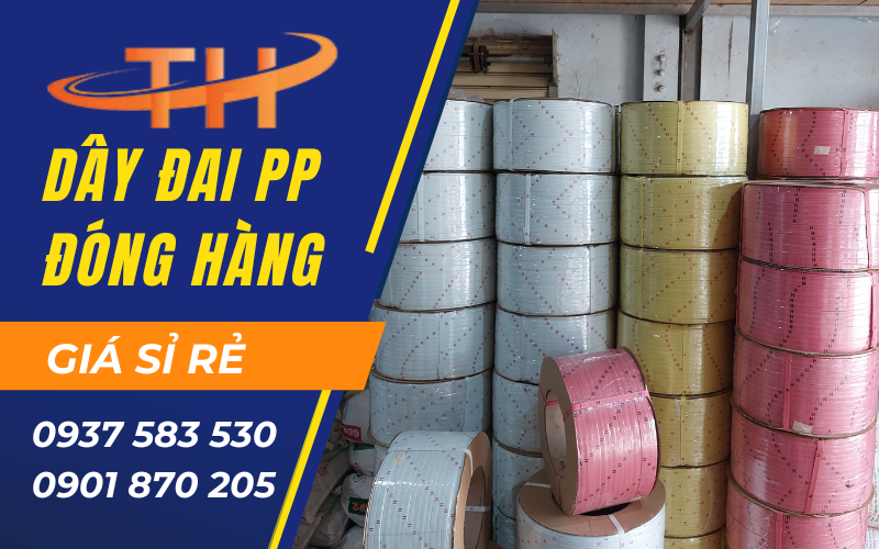 Giá sỉ dây đai PP đóng hàng giao nhanh tại HCM