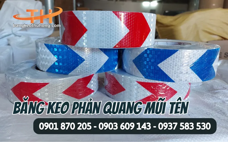 Cung cấp băng keo phản quang mũi tên nhiều màu giá sỉ