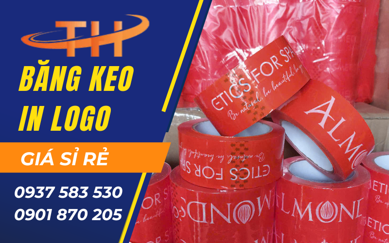 Giá sỉ băng keo in logo theo yêu cầu khu vực miền nam