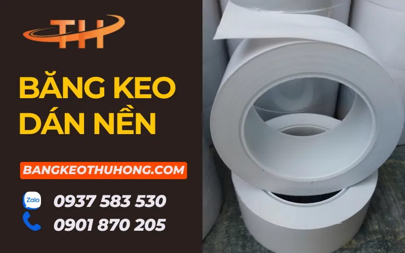 Phân phối giá rẻ băng keo dán nền màu trắng ở TPHCM