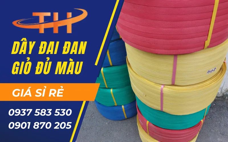 Xưởng sản xuất dây đai đan giỏ đẹp bền tại TPHCM