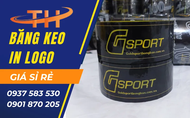 Sản xuất băng keo in logo chất lượng cao tại TPHCM