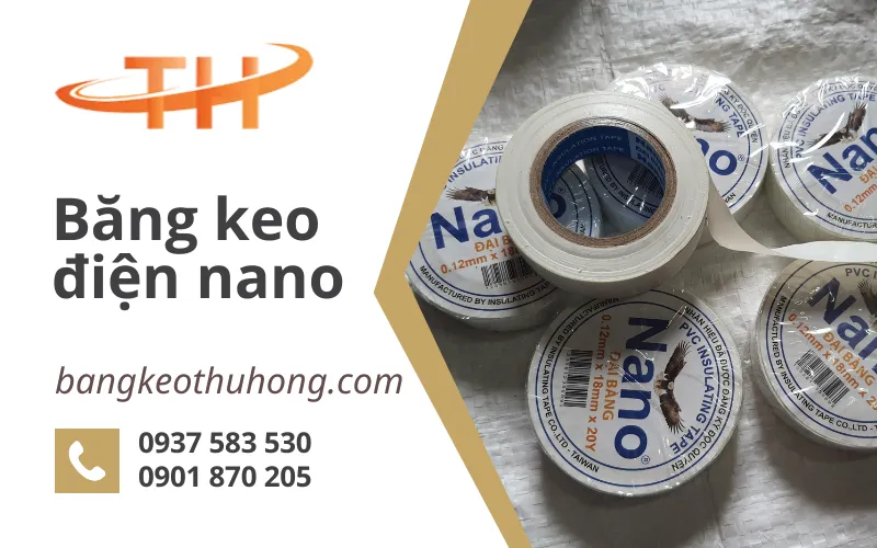 Băng keo điện nano đại bàng màu trắng giá sỉ rẻ