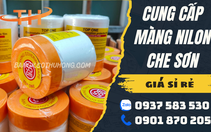 Đại lý phân phối băng keo nilon che sơn ô tô giá sỉ tốt nhất