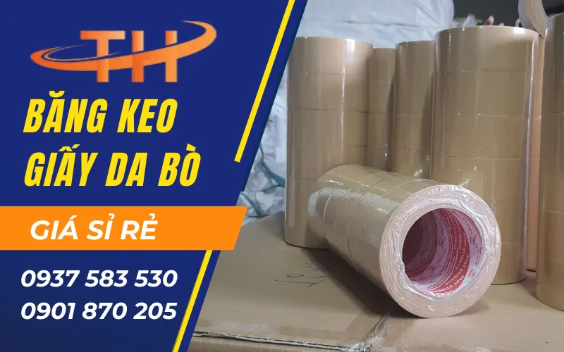 Băng keo giấy da bò mua sỉ giá rẻ ở đâu?