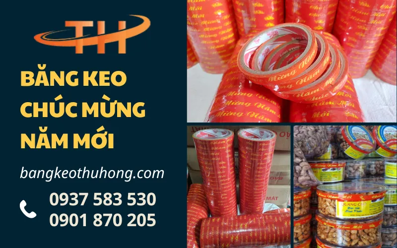 Chuyên bán băng keo chúc mừng năm mới dịp tết 2026