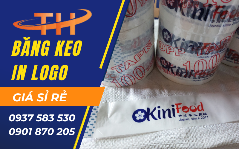 Xưởng in băng keo logo theo yêu cầu giá tốt tại TPHCM