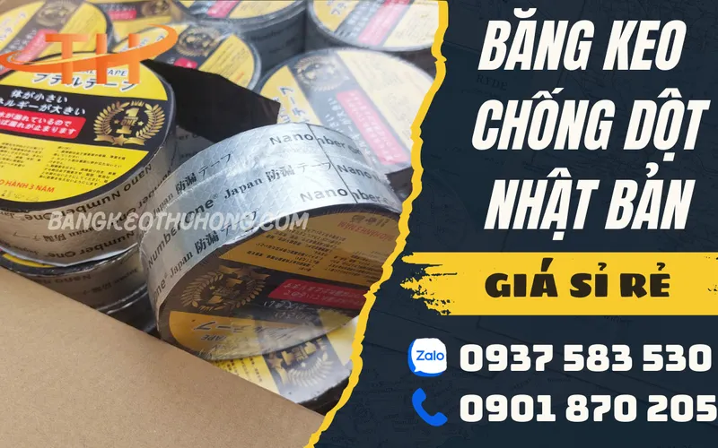 Nhà phân phối băng keo chống dột chính hãng Nhật tại TPHCM