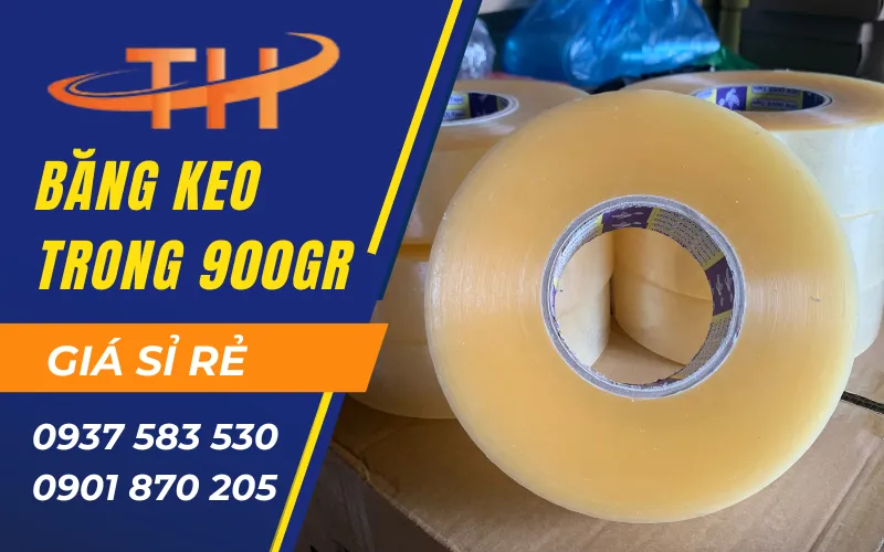 Băng keo dán thùng 900gr chất lượng giá sỉ rẻ