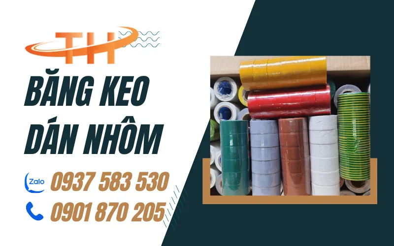 Nhà phân phối băng keo dán nhôm pvc đủ màu giá sỉ rẻ