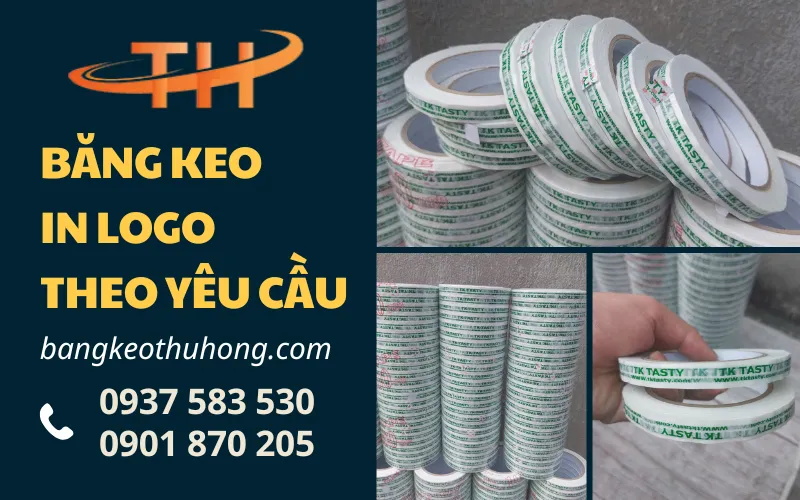 Nhận cung cấp băng keo logo giá tại xưởng khu vực miền nam