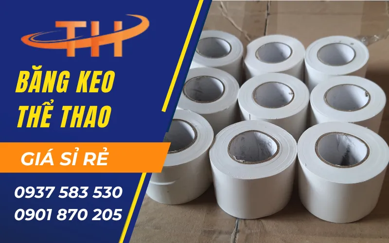 Chuyên cung cấp băng keo thể thao màu trắng giá sỉ