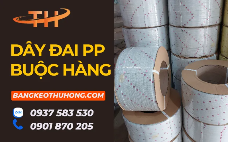 Bỏ sỉ dây đai PP quấn hàng giá rẻ tại TPHCM