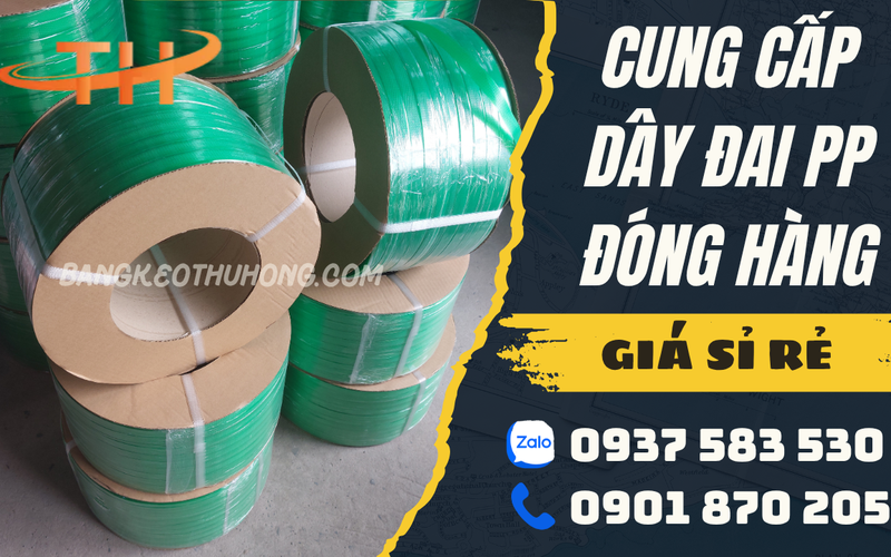 Xưởng sản xuất dây đai PP đóng hàng chất lượng tại TPHCM