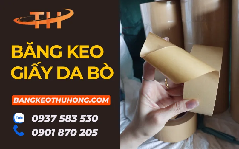 Chuyên phân phối băng keo giấy da bò giá rẻ khu vực TPHCM