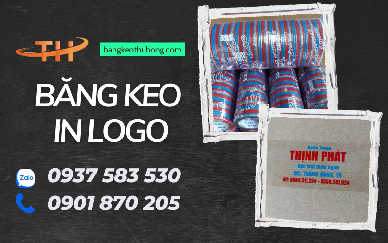 Nhận in băng keo logo in chữ thương hiệu giá rẻ tại TPHCM