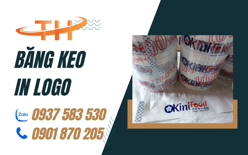 Xưởng băng keo in logo theo yêu cầu chất lượng giá tốt